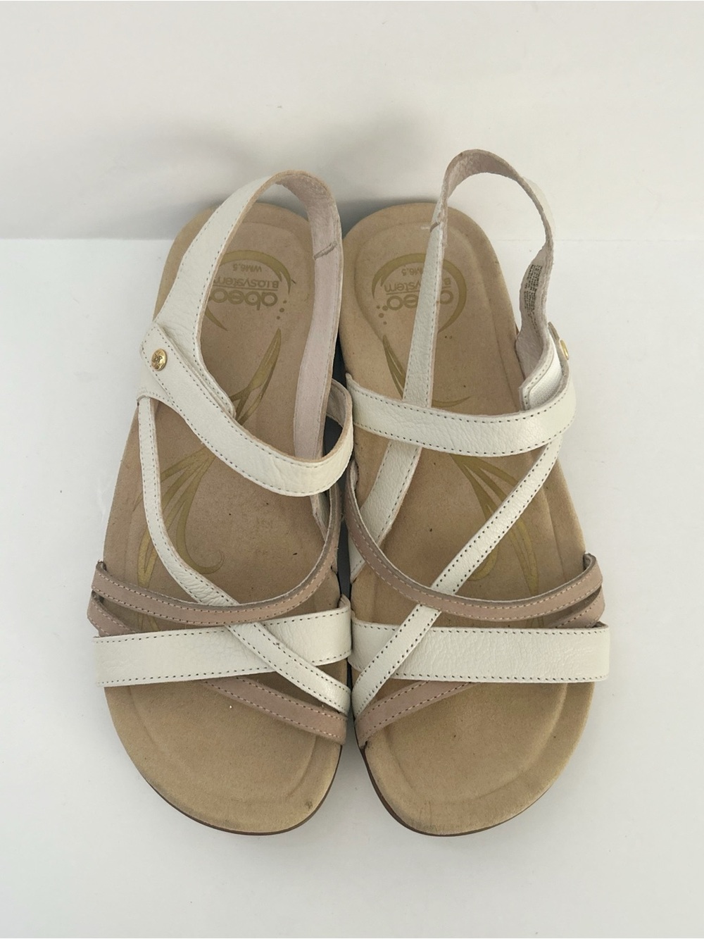 Abeo Bobbie Cross-Strap Slingback Sandals Size 6.5